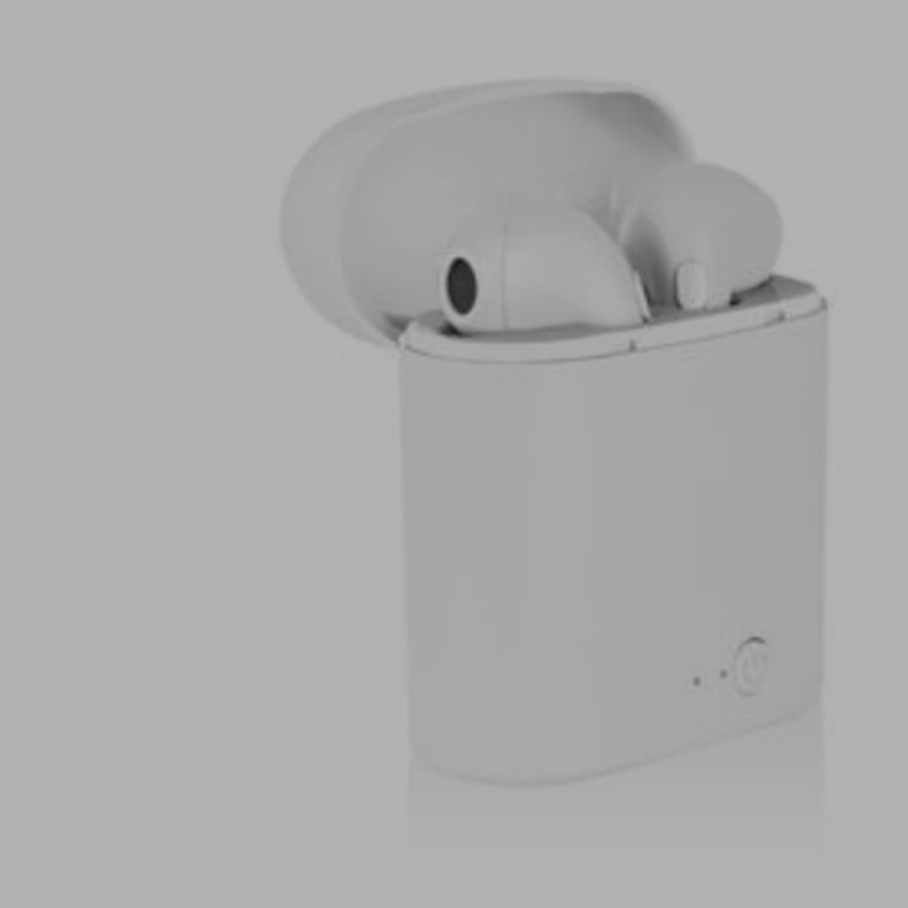 CyloSoundpods 2.0 Wireless Bluetooth EarPods,Charging Case, grey & 6pc accessory